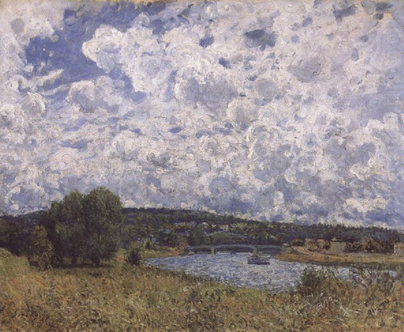 Alfred Sisley The Seine at Suresnes china oil painting image